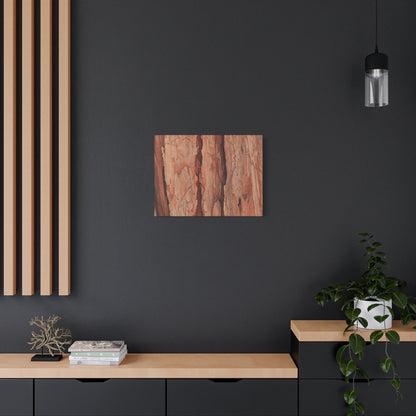 Bark Layers of Time - Unique Frameless Canvas Wall Art