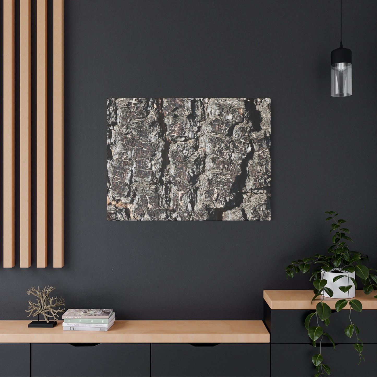 Cracked Skin of Earth - Unique Frameless Canvas Wall Art