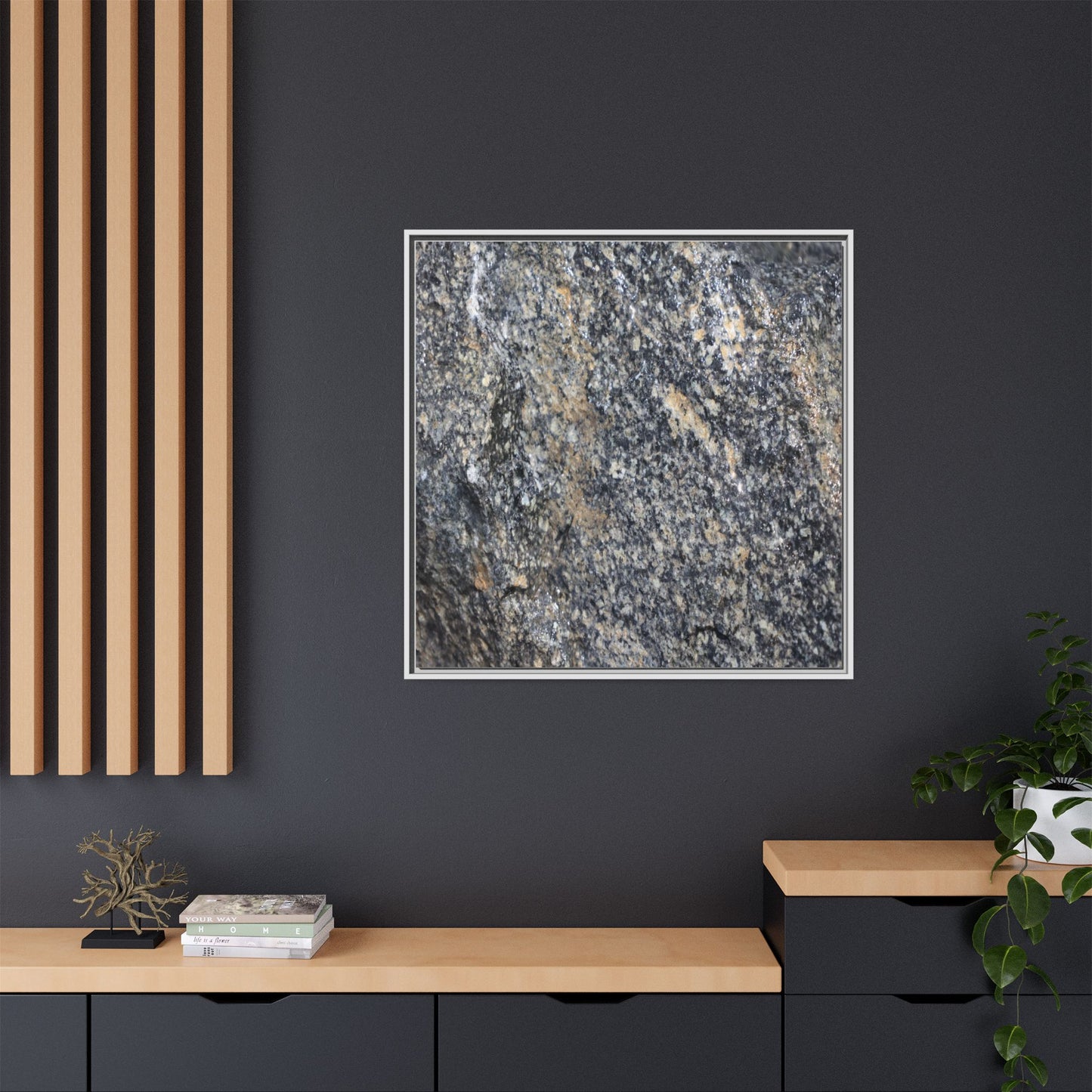 Crystalline Echoes - Unique Poster Wall Art