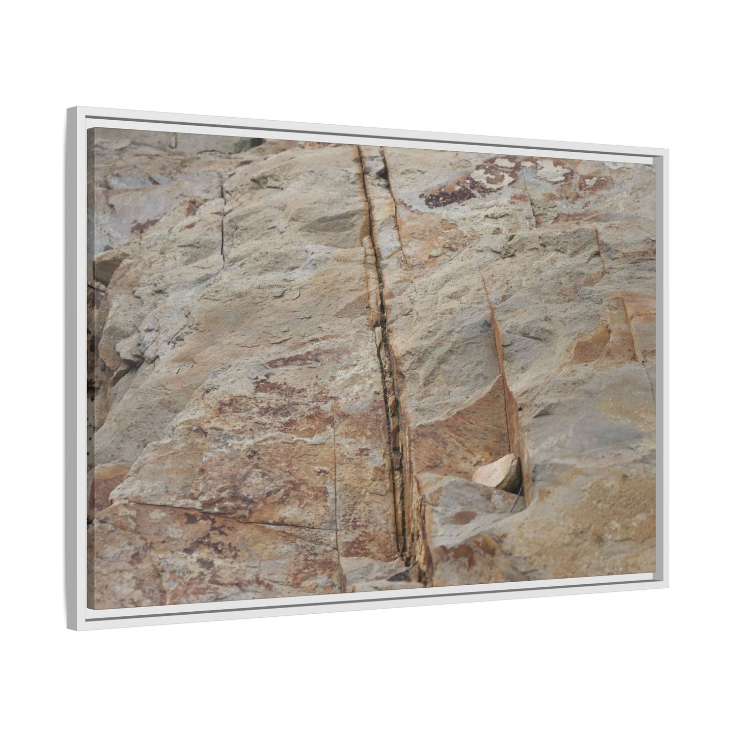 Sedimentary Symphony - Unique Stretched Canvas Wall Art