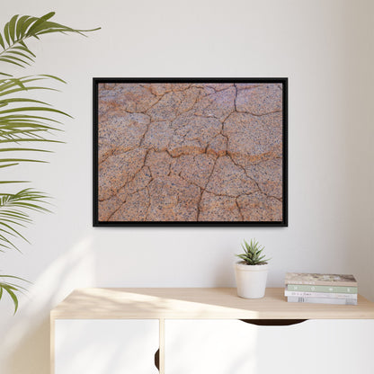 Fragmented Earth - Unique Stretched Canvas Wall Art