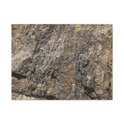 Weathered Stone Secrets - Unique Frameless Canvas Wall Art
