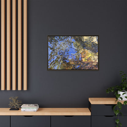 Watery Kaleidoscope - Unique Stretched Canvas Wall Art