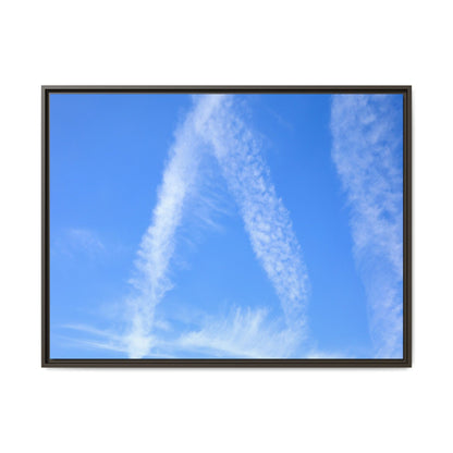 Skyward Whispers - Unique Stretched Canvas Wall Art