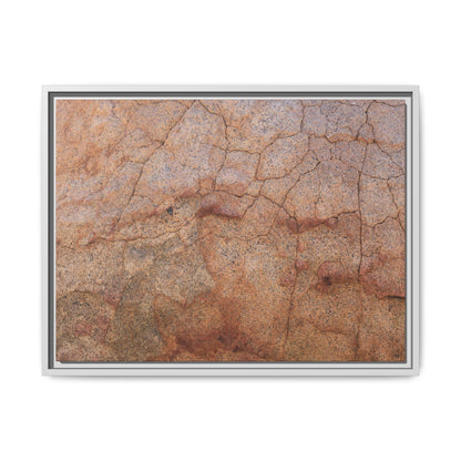 Russet Fissures - Unique Stretched Canvas Wall Art
