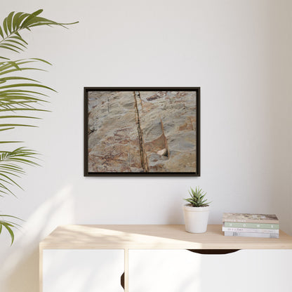 Sedimentary Symphony - Unique Stretched Canvas Wall Art