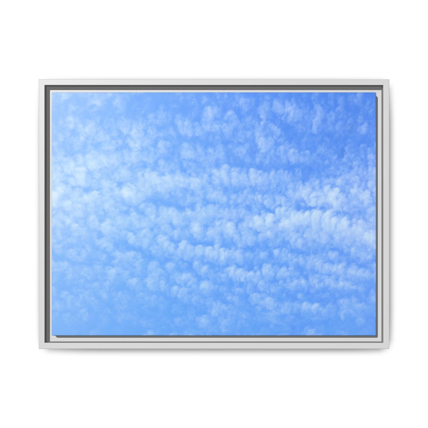 Wispy Blue Dreams - Unique Stretched Canvas Wall Art