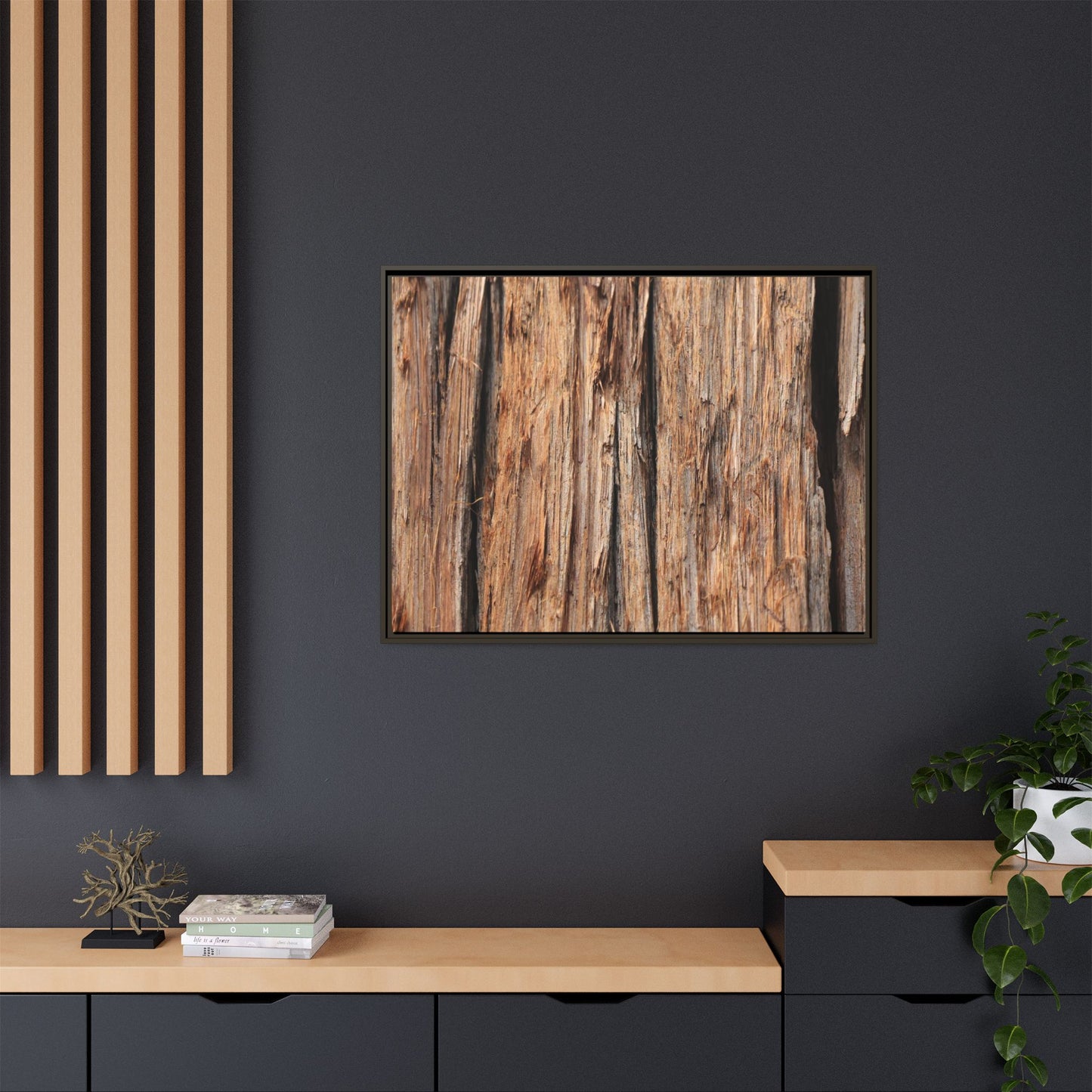 Timber Echoes - Unique Stretched Canvas Wall Art