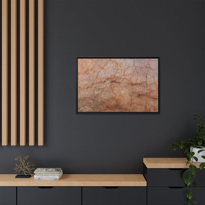 Russet Fissures - Unique Stretched Canvas Wall Art