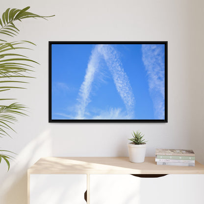 Skyward Whispers - Unique Stretched Canvas Wall Art