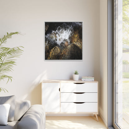 Cascading Momentum - Unique Stretched Canvas Wall Art