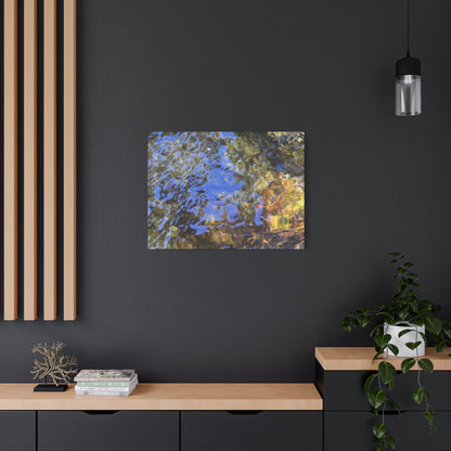 Water's Whisper - Unique Frameless Canvas Wall Art
