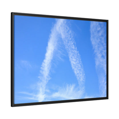 Skyward Whispers - Unique Stretched Canvas Wall Art