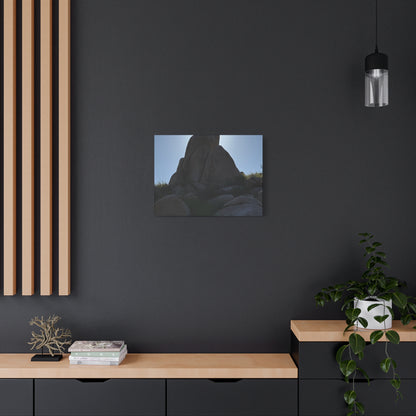 Rocks of Solitude - Unique Frameless Canvas Wall Art