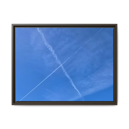 Sky Crossroads - Unique Stretched Canvas Wall Art