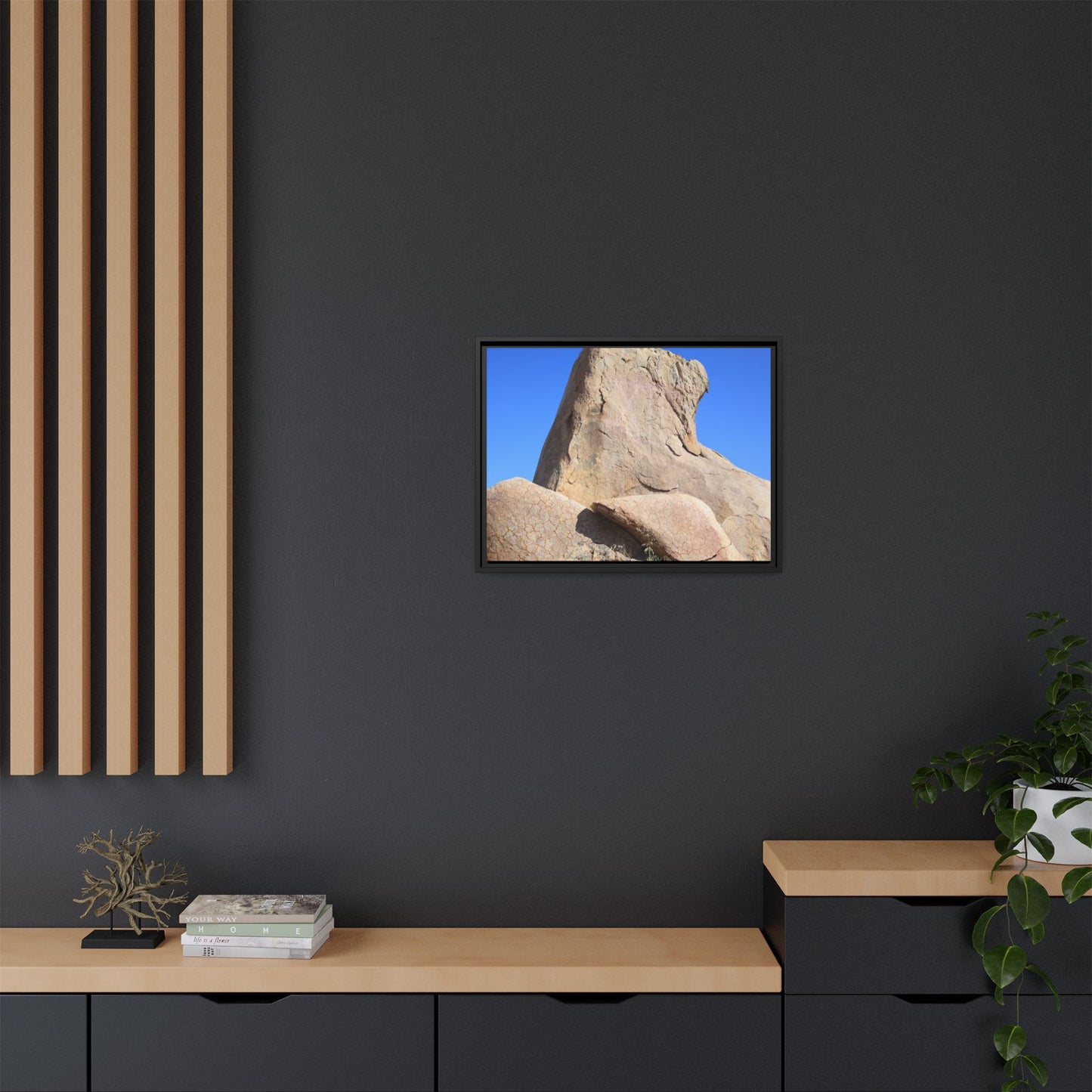 Rocky Sentinel - Unique Stretched Canvas Wall Art