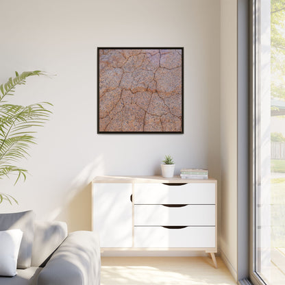 Fragmented Earth - Unique Stretched Canvas Wall Art