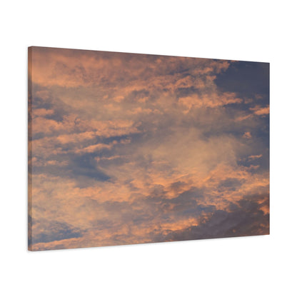 Sunset's Whispers - Unique Frameless Canvas Wall Art