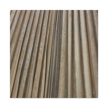 Linear Rhythm - Unique Frameless Canvas Wall Art