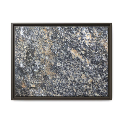 Crystalline Echoes - Unique Stretched Canvas Wall Art