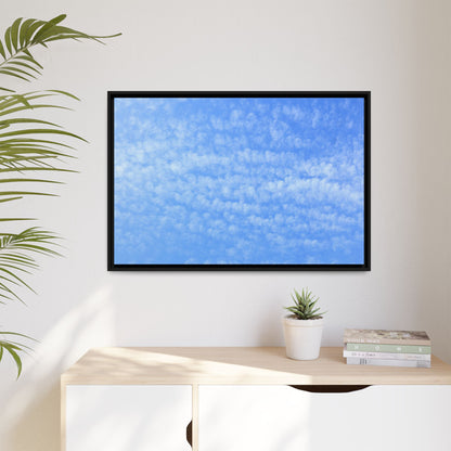 Wispy Blue Dreams - Unique Stretched Canvas Wall Art