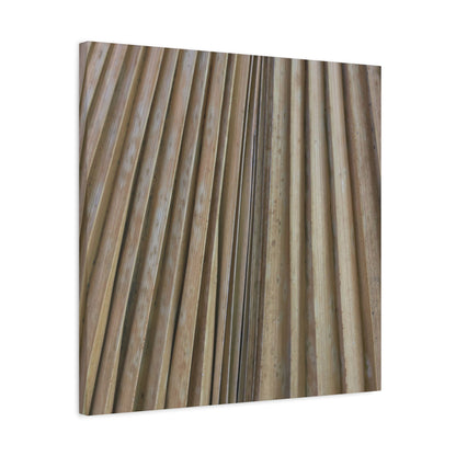 Linear Rhythm - Unique Frameless Canvas Wall Art
