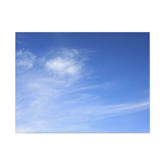 Blue Breath - Unique Frameless Canvas Wall Art