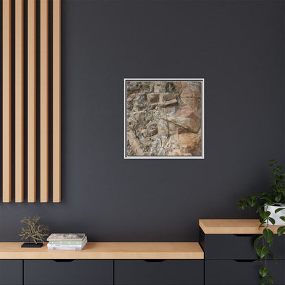 Sandstone Symphony - Unique Stretched Canvas Wall Art