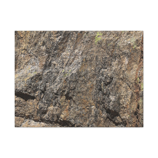 Weathered Stone Secrets - Unique Frameless Canvas Wall Art
