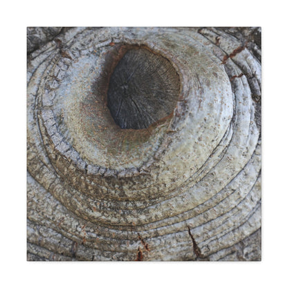 Bark's Eye - Unique Frameless Canvas Wall Art