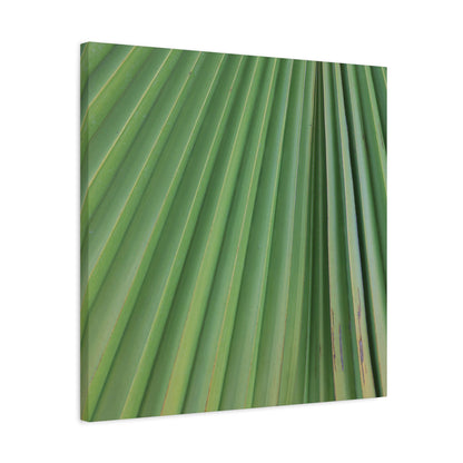 Palm Pulse - Unique Frameless Canvas Wall Art