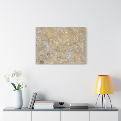 Bubbles in Sand - Unique Frameless Canvas Wall Art
