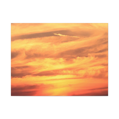 Golden Whispers - Unique Frameless Canvas Wall Art