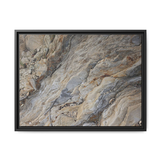 Layers of Earth's History - Unique Stretched Canvas Wall Art