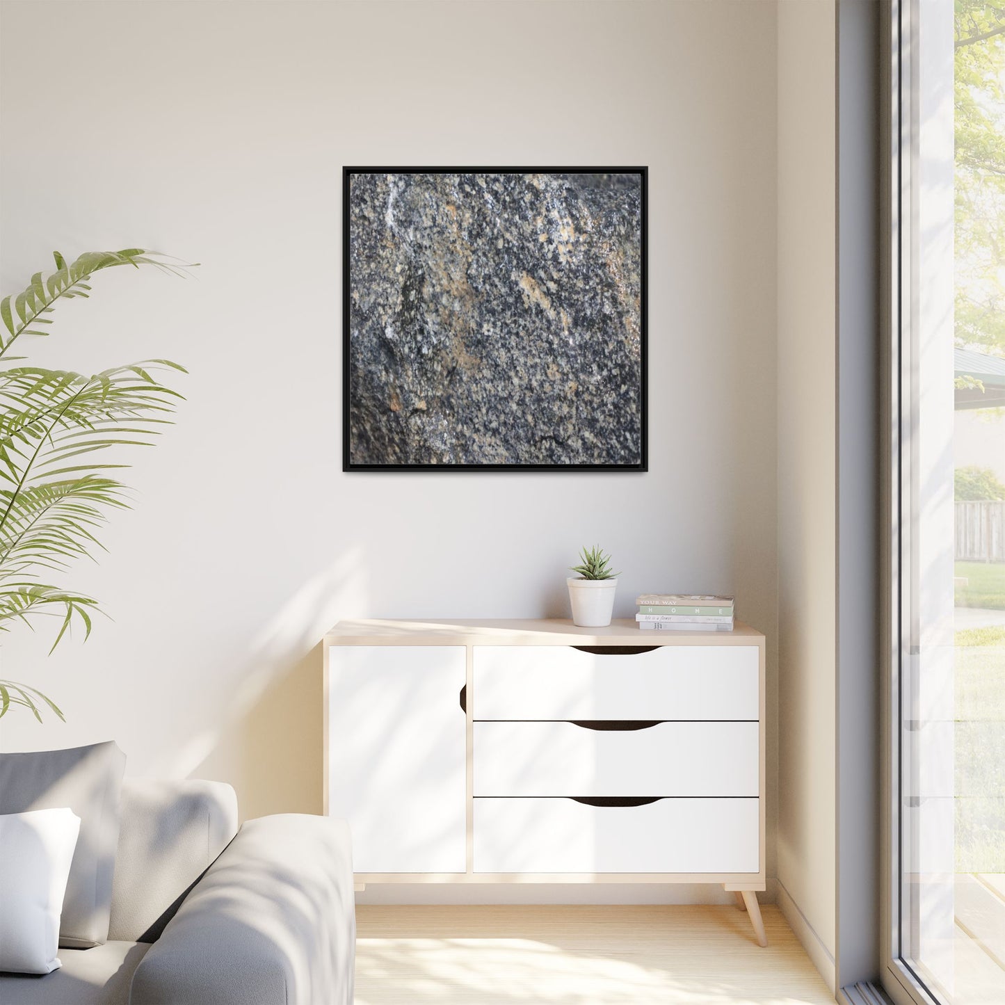Crystalline Echoes - Unique Poster Wall Art