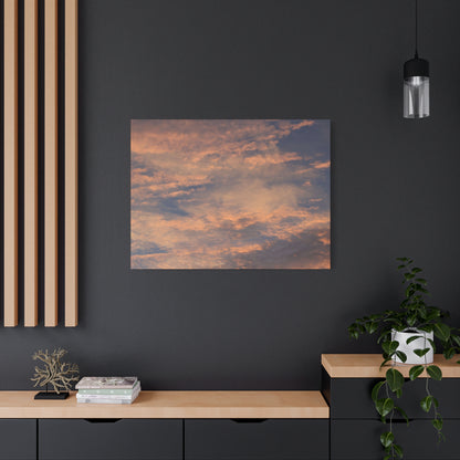 Sunset's Whispers - Unique Frameless Canvas Wall Art