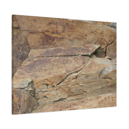 Rocky Terrain - Unique Frameless Canvas Wall Art