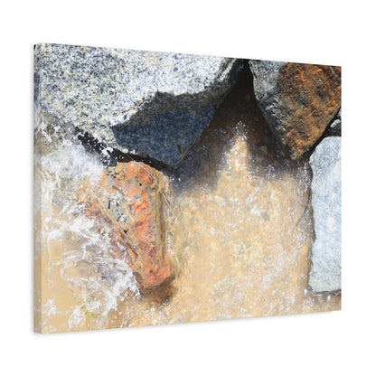 Rocky Embrace - Unique Frameless Canvas Wall Art