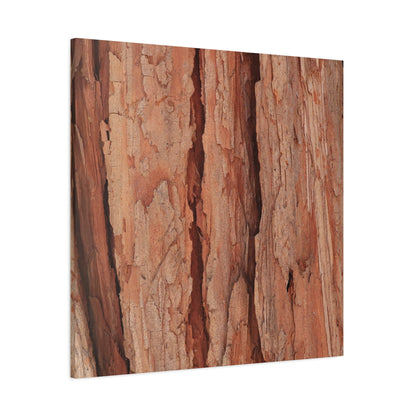Bark Layers of Time - Unique Frameless Canvas Wall Art