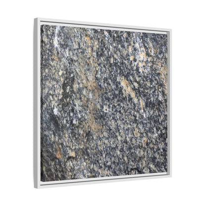 Crystalline Echoes - Unique Stretched Canvas Wall Art