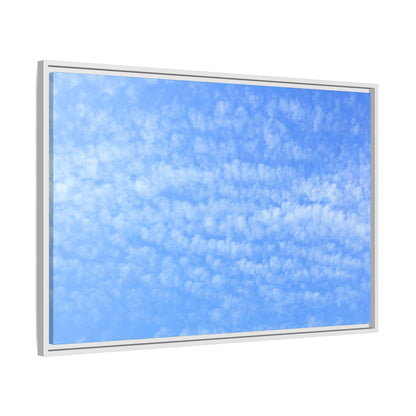 Wispy Blue Dreams - Unique Stretched Canvas Wall Art