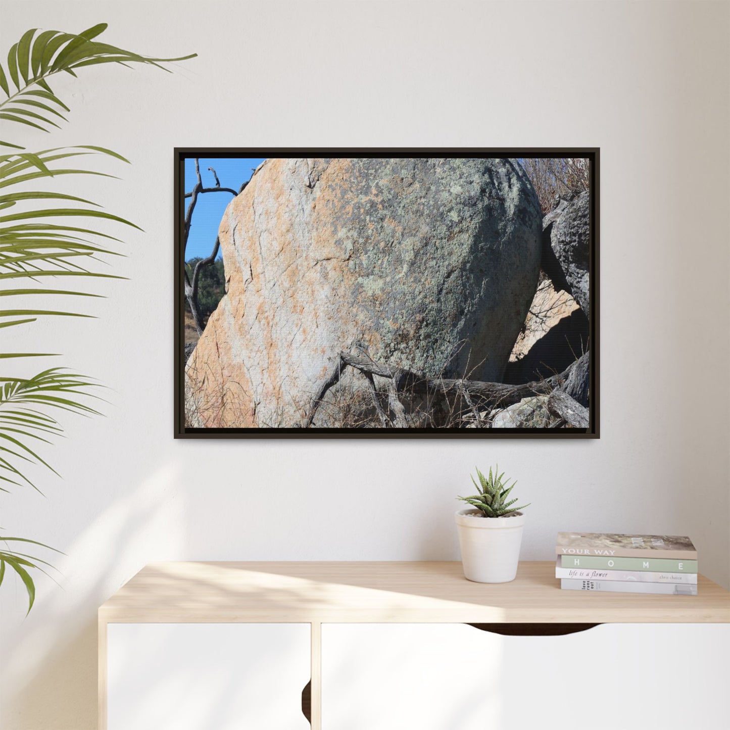 Stony Sentinel - Unique Stretched Canvas Wall Art - Art By Earth