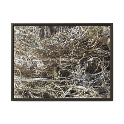 Tangled Whispers of Autumn - Unique Stretched Canvas Wall Art