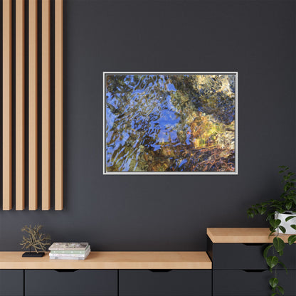 Watery Kaleidoscope - Unique Stretched Canvas Wall Art