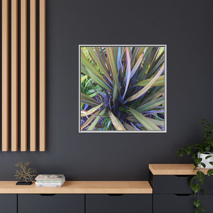 Radiant Leaves - Unique Stretched Canvas Wall Art