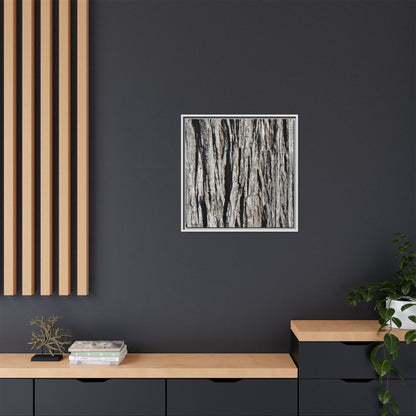 Bark Lines - Unique Stretched Canvas Wall Art