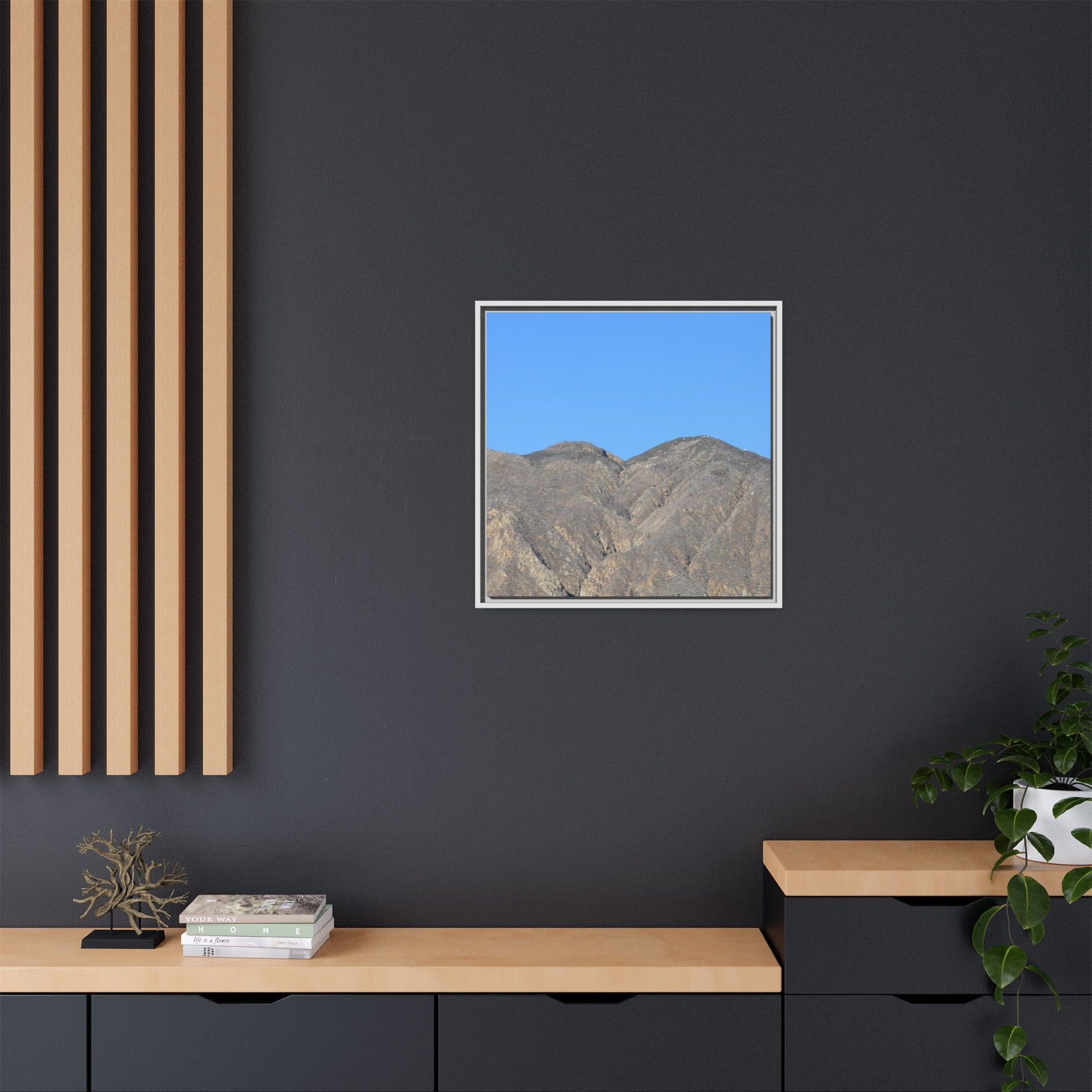 Arid Mountain Breath - Unique Stretched Canvas Wall Art - Art By Earth