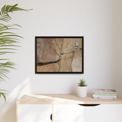 Rusty Crevices - Unique Stretched Canvas Wall Art