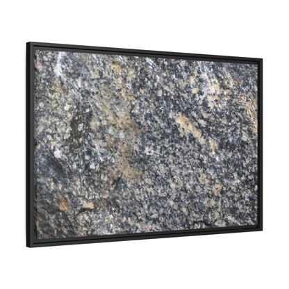 Crystalline Echoes - Unique Stretched Canvas Wall Art