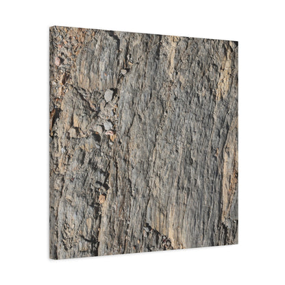 Bark Echoes - Unique Frameless Canvas Wall Art